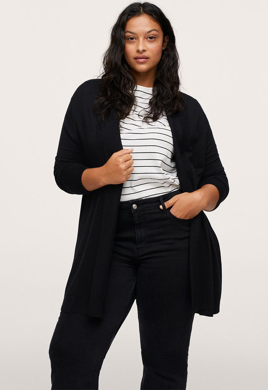 MANGO - Plus cardigan alma - black