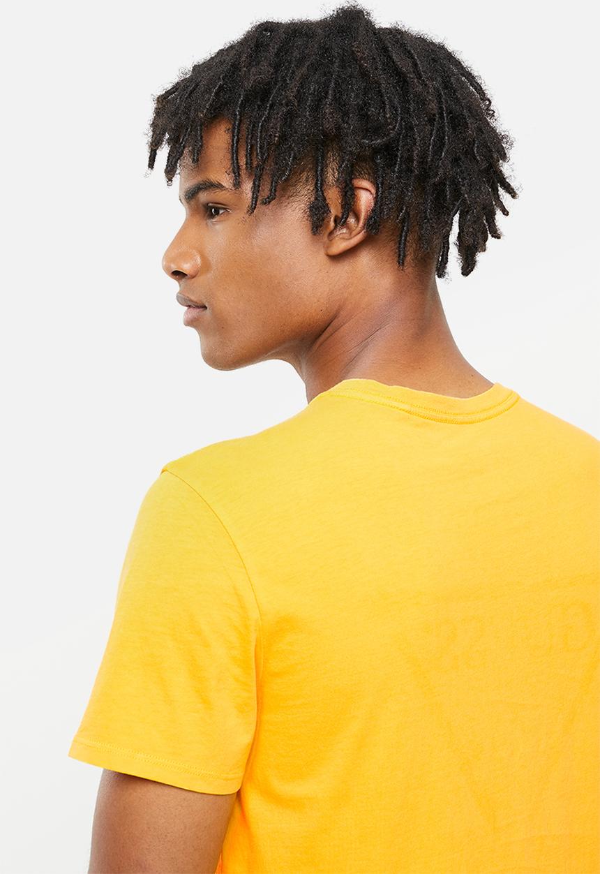 GUESS - Guess logo print tee - yellow