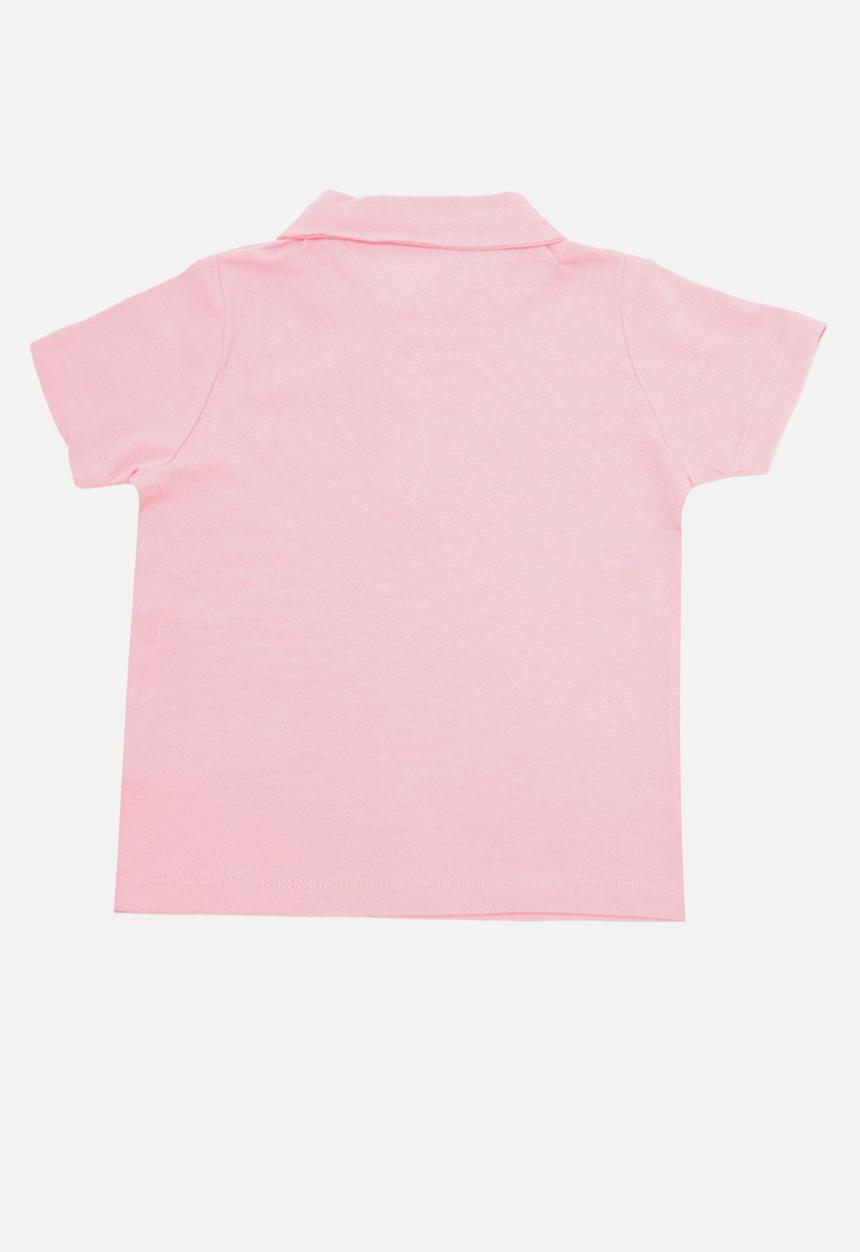 Trendyol - Polo short sleeve tee - pink