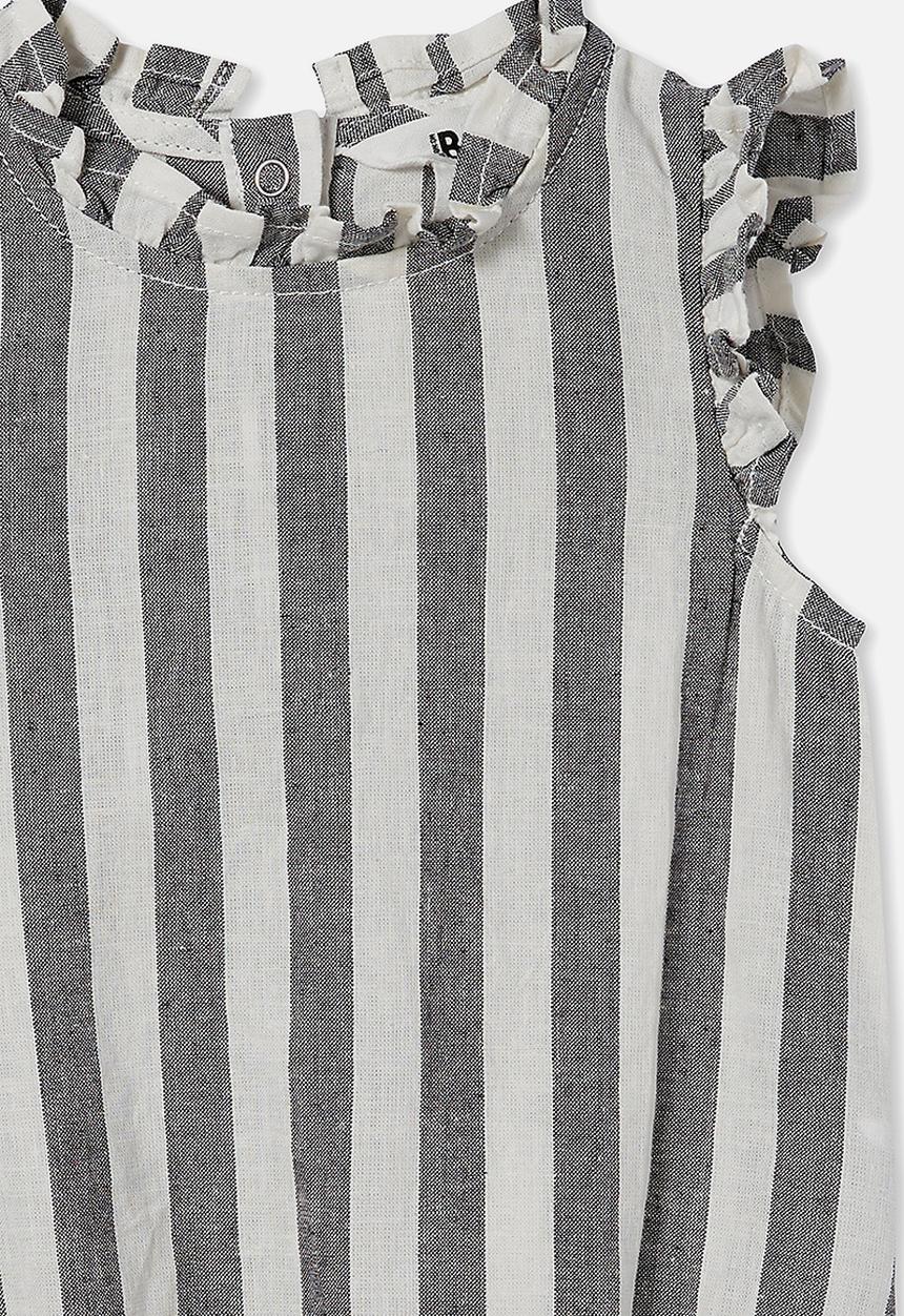 Cotton On - Martina frill bubbysuit - phantom/vanilla robbo stripe