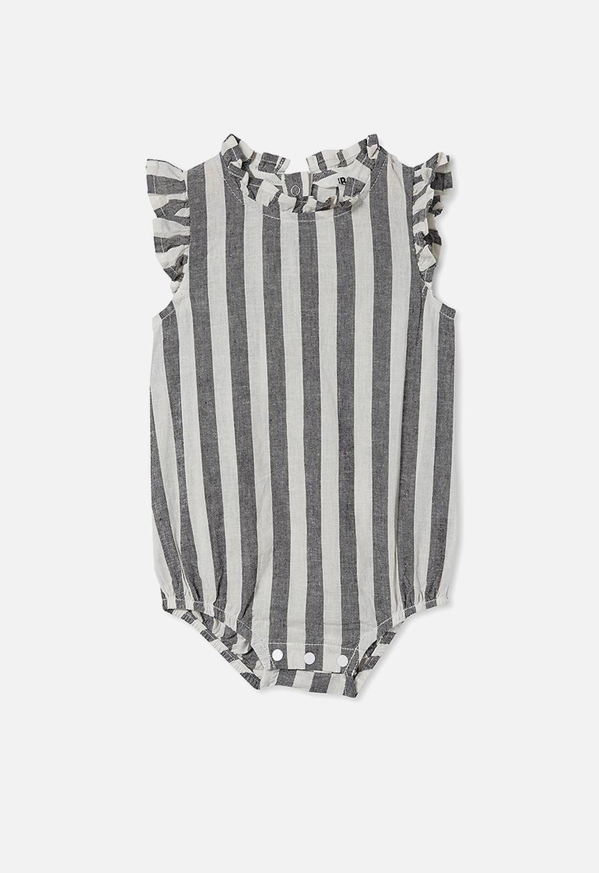 Cotton On - Martina frill bubbysuit - phantom/vanilla robbo stripe
