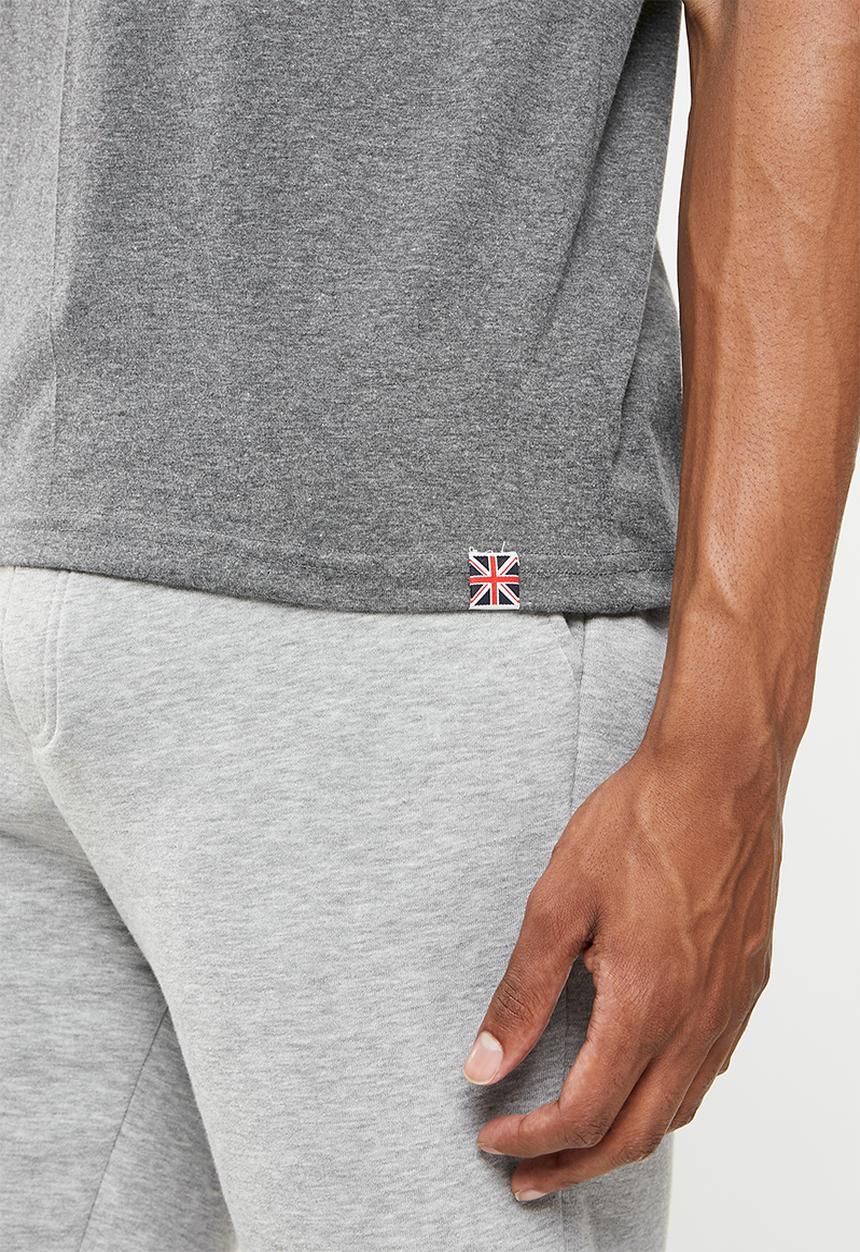 Lonsdale - Crew neck vest - grey melange