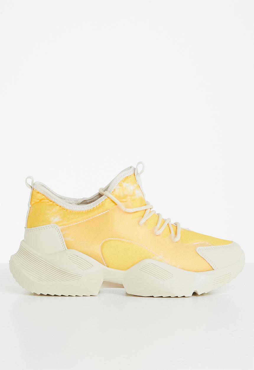 Tom Tom - Tie dye chunky sneaker - mustard 