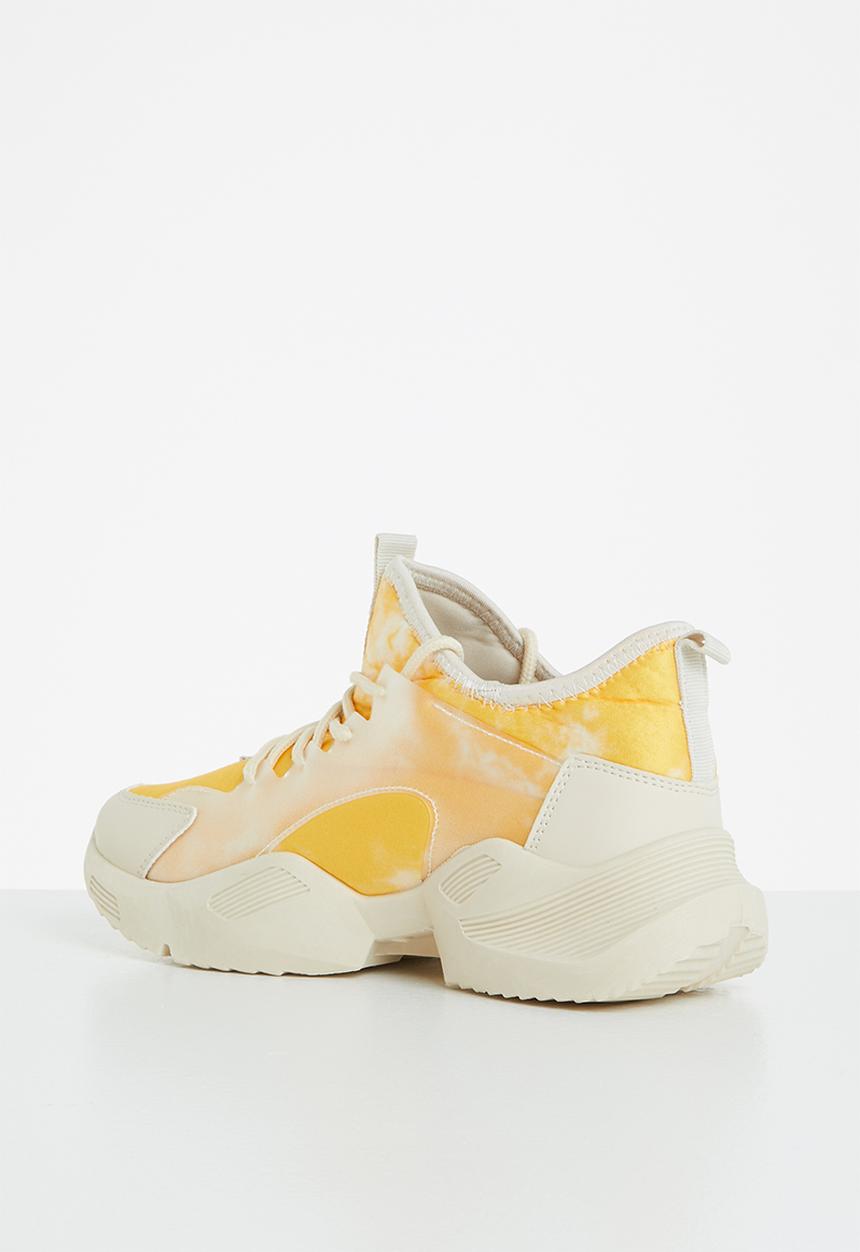 Tom Tom - Tie dye chunky sneaker - mustard 