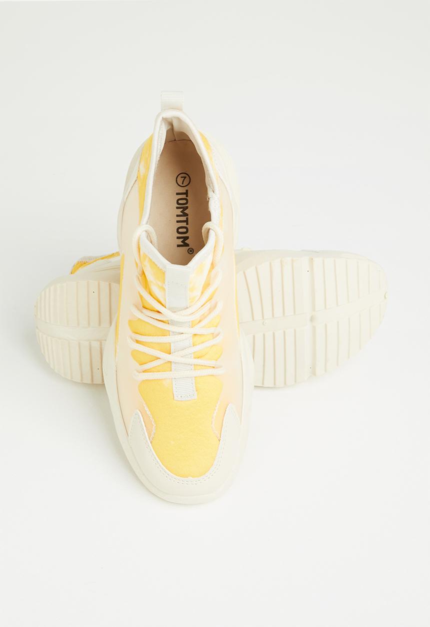 Tom Tom - Tie dye chunky sneaker - mustard 