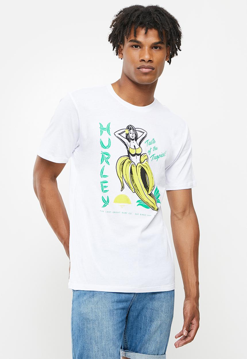 Hurley - Evd wsh taste of the tropics s - white