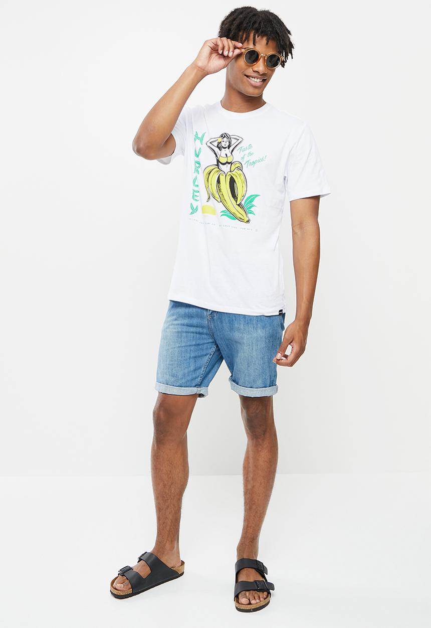 Hurley - Evd wsh taste of the tropics s - white