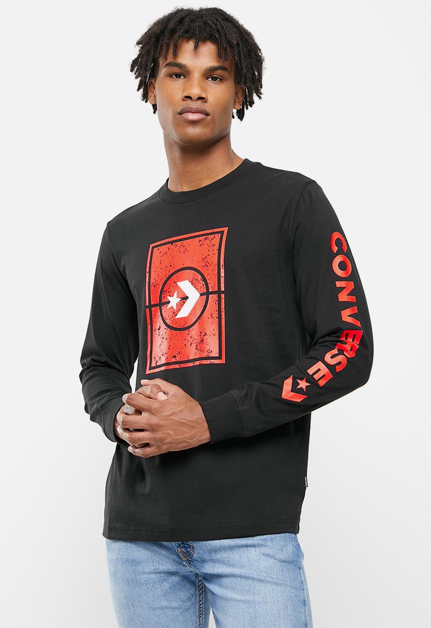 Converse - Half court tee - black