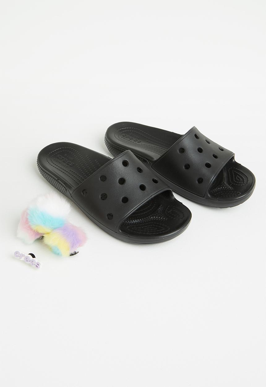 Crocs - Classic crocs fursure slide - black