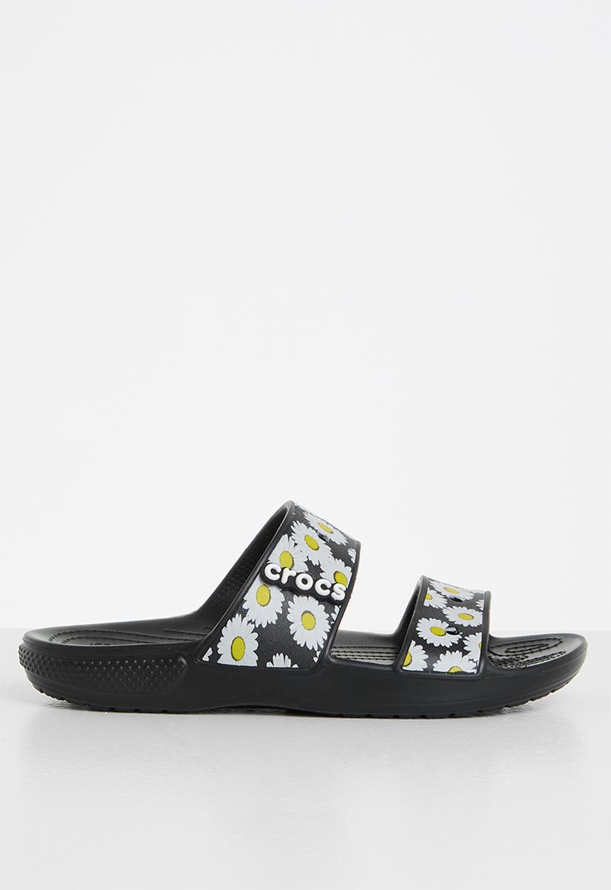 Crocs - Classic crocs vacay vibes sandal - black daisy