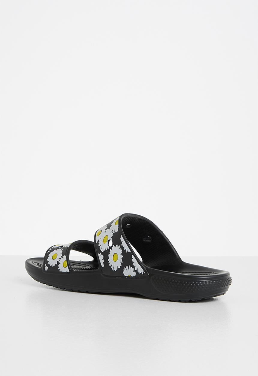 Crocs - Classic crocs vacay vibes sandal - black daisy