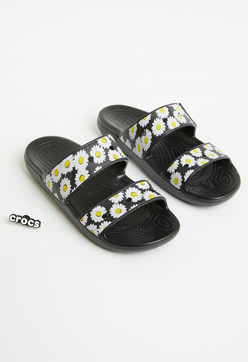 Crocs - Classic crocs vacay vibes sandal - black daisy
