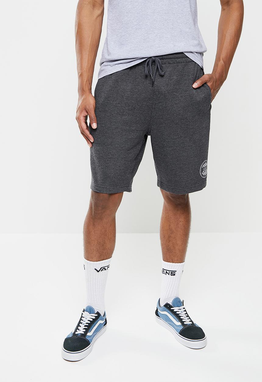 Vans - Og checker fleece short - charcoal