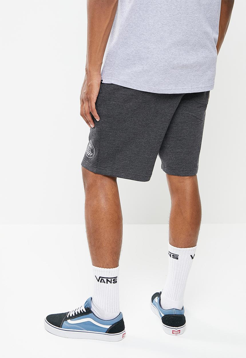 Vans - Og checker fleece short - charcoal
