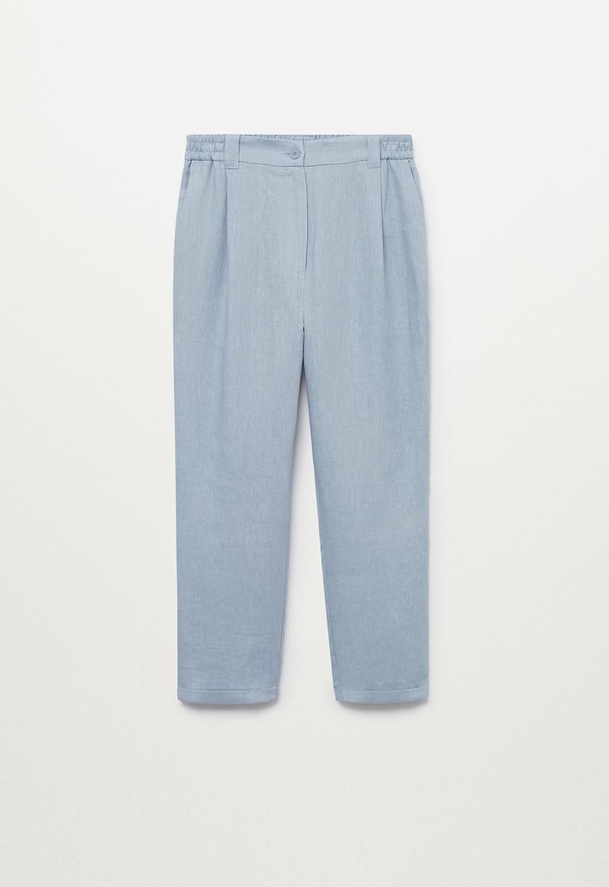 MANGO - Trousers clau-h - light pastel blue