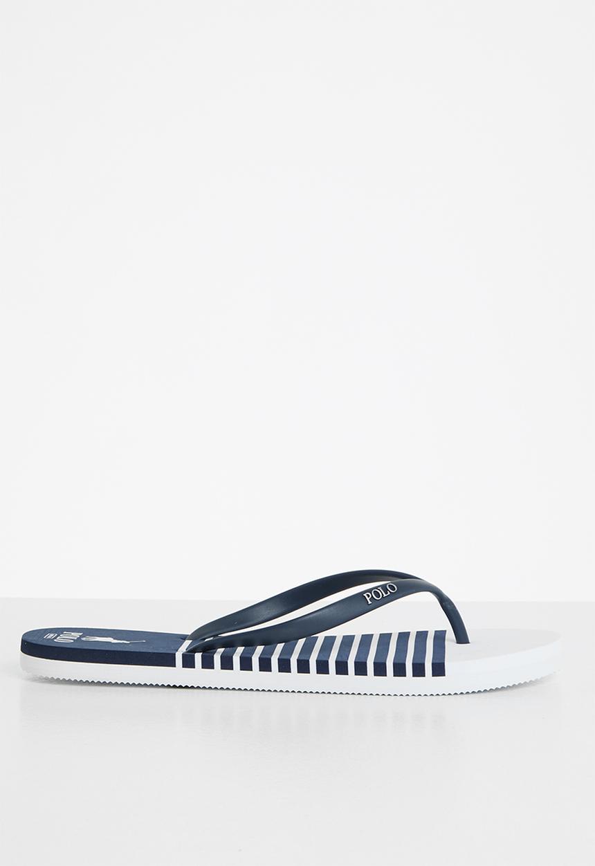 POLO - Gladice stripe flip flop - navy
