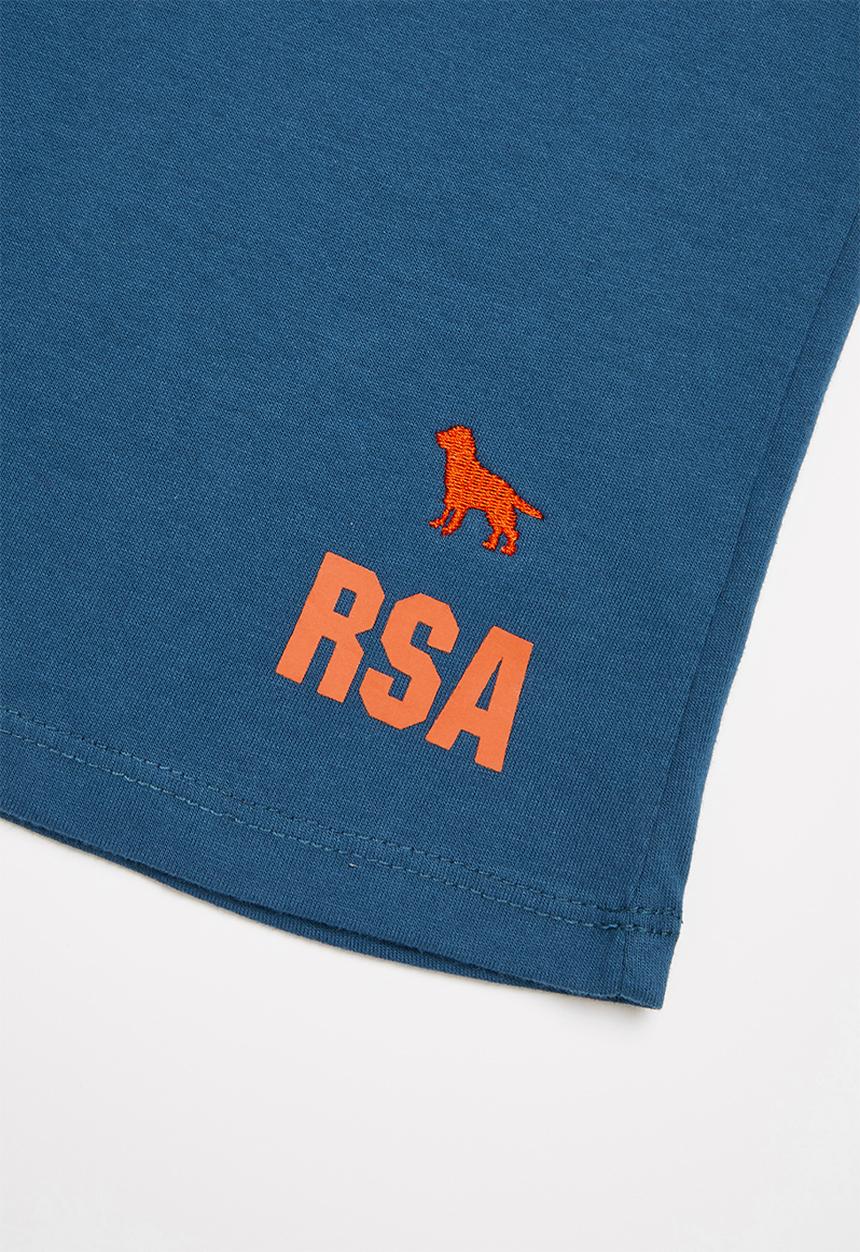 LAB - Lab denim vintage tee - blue