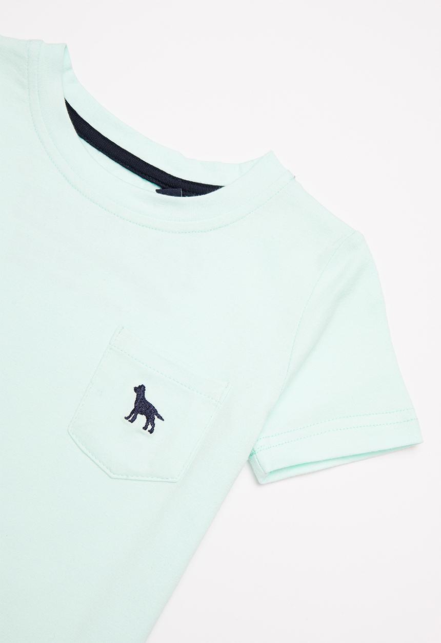 LAB - Logo tee - light blue