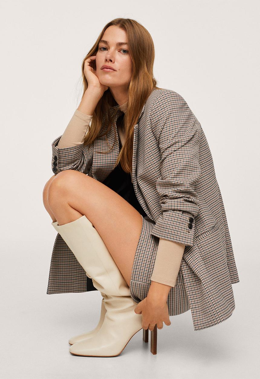 MANGO - Skirt charlott - brown