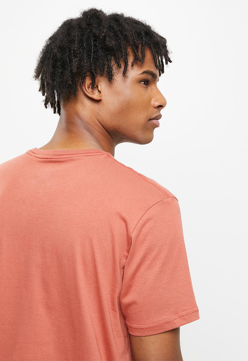 RVCA - Stencil va short sleeve tee - terracotta