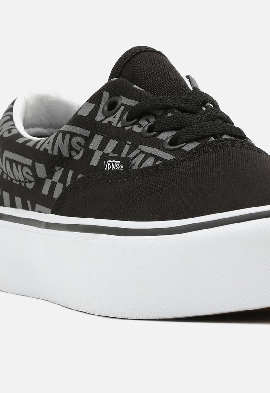 Vans - Era platform - (reflective logo) black/true white