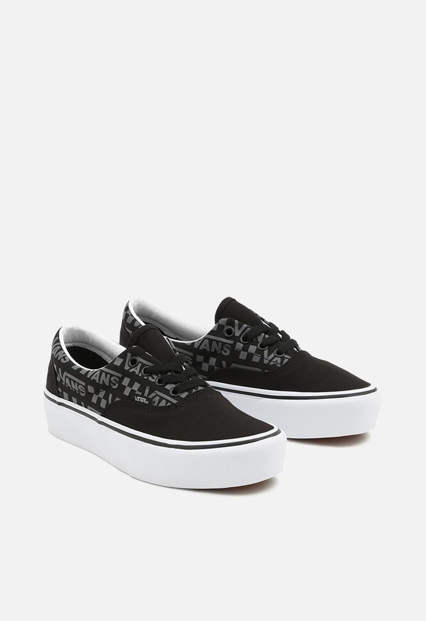Vans - Era platform - (reflective logo) black/true white