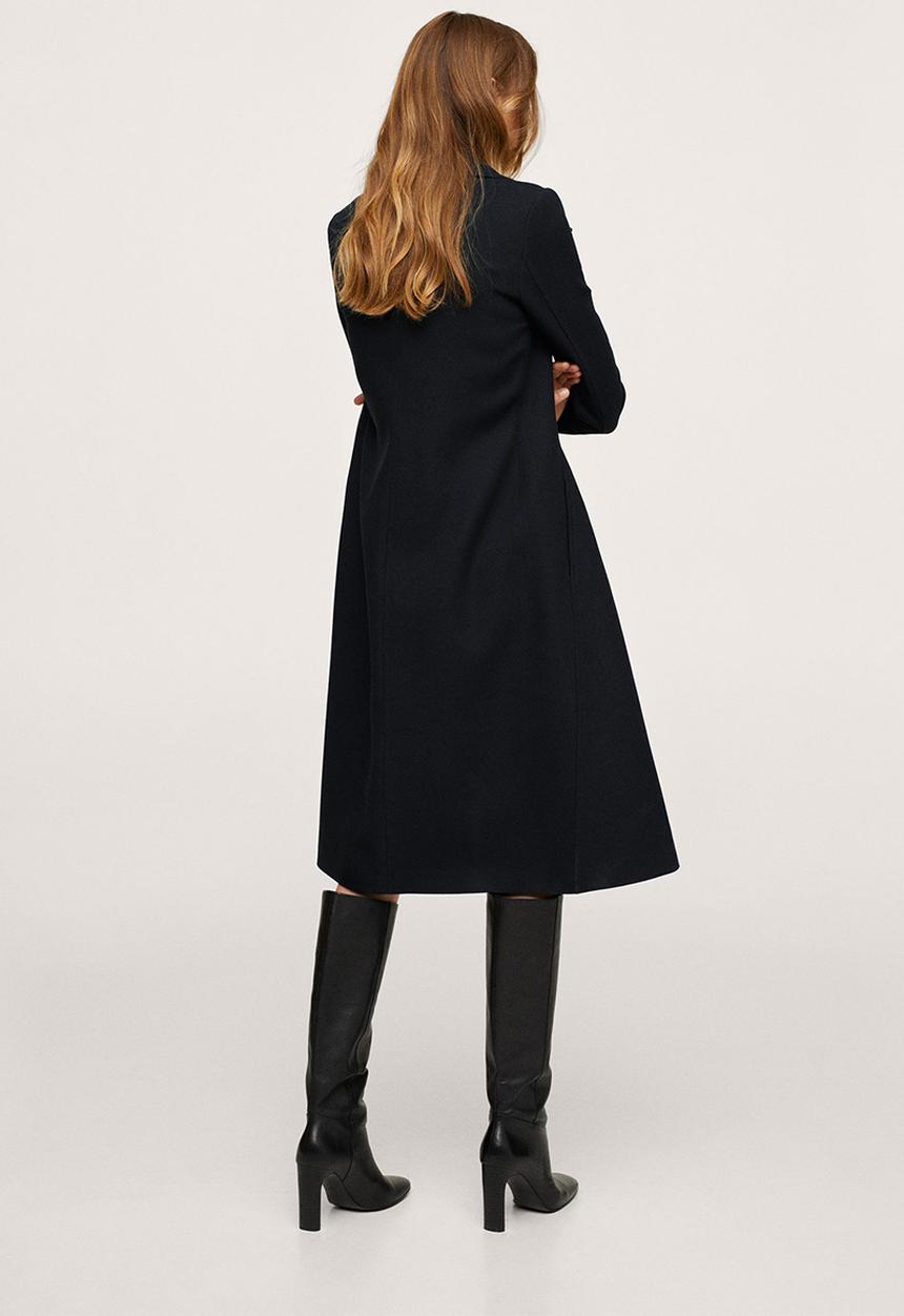 MANGO - Coat manila - black