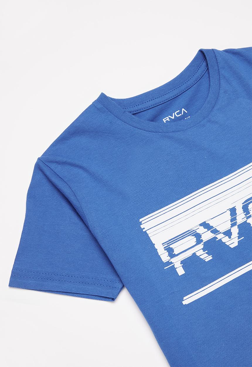 RVCA - Fifty fifty glitch short sleeve tee boy - blue