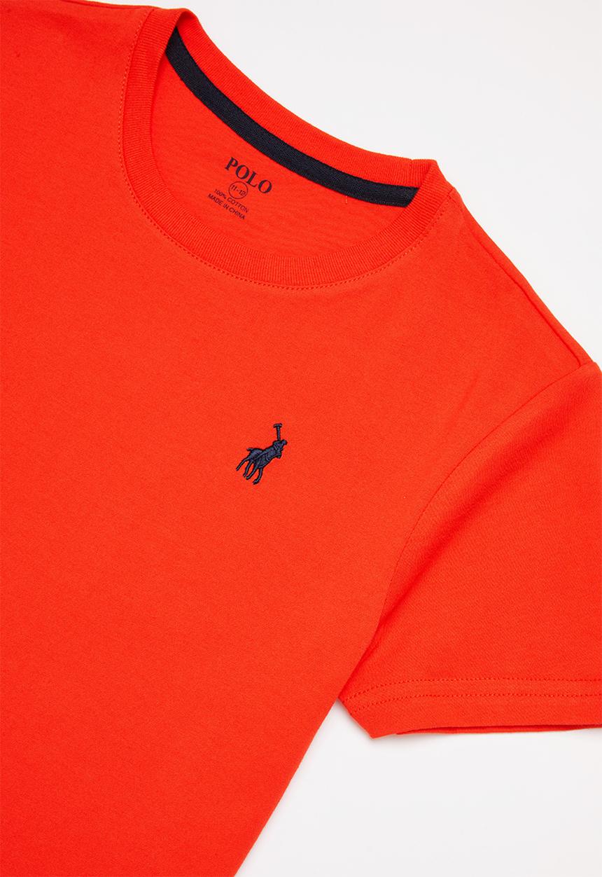 POLO - Boys rick short sleeve tee - fire