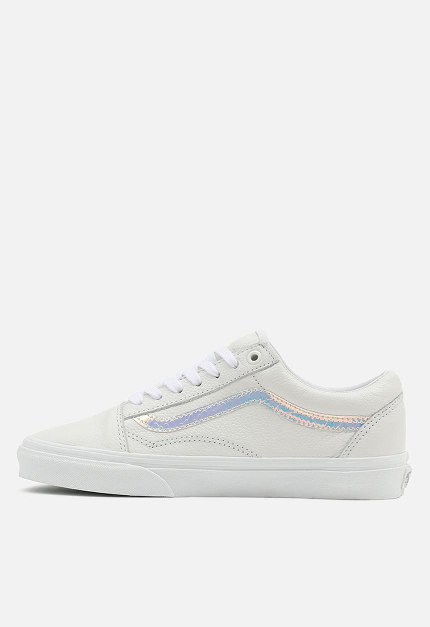 Vans - Old skool - (holo sidestripe) white/true white