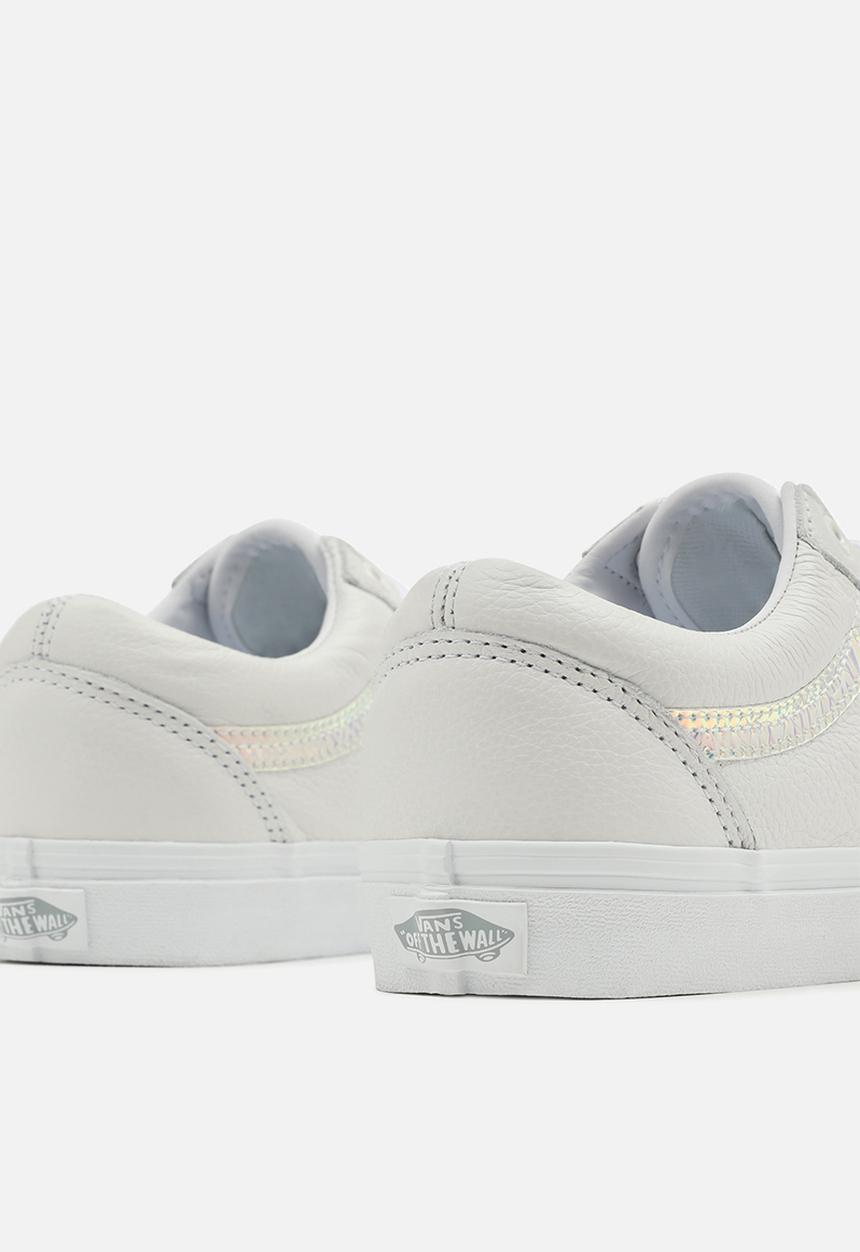 Vans - Old skool - (holo sidestripe) white/true white