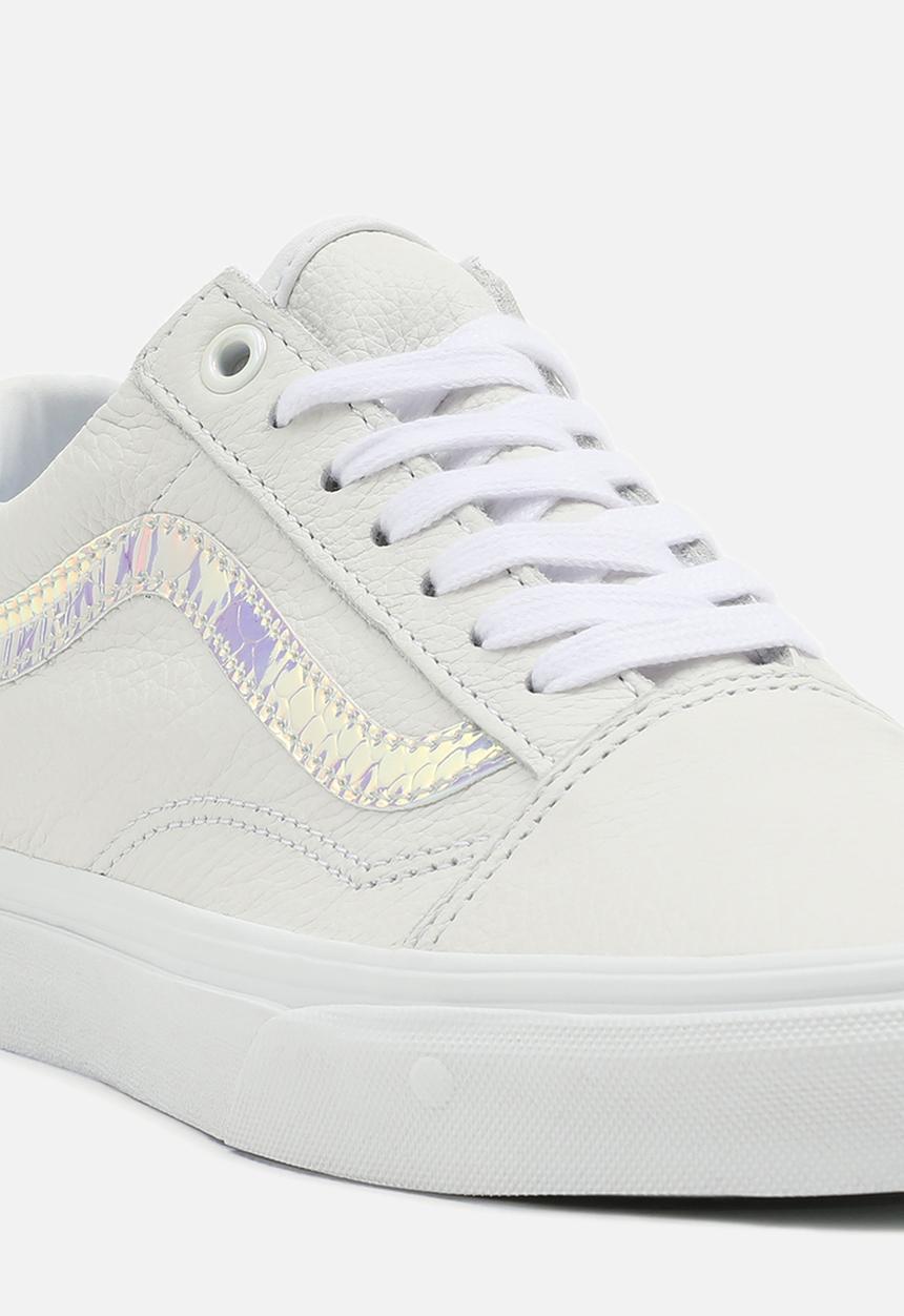 Vans - Old skool - (holo sidestripe) white/true white