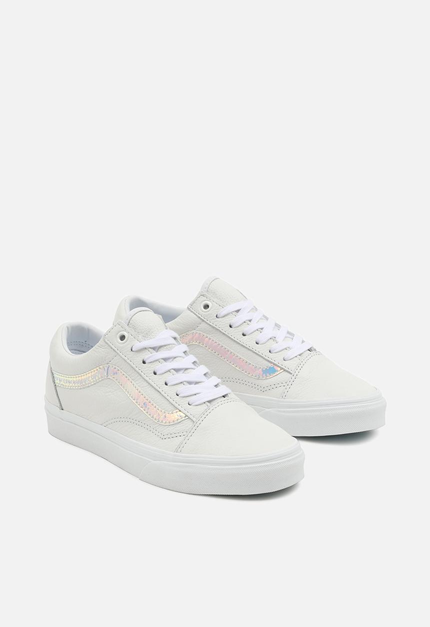 Vans - Old skool - (holo sidestripe) white/true white