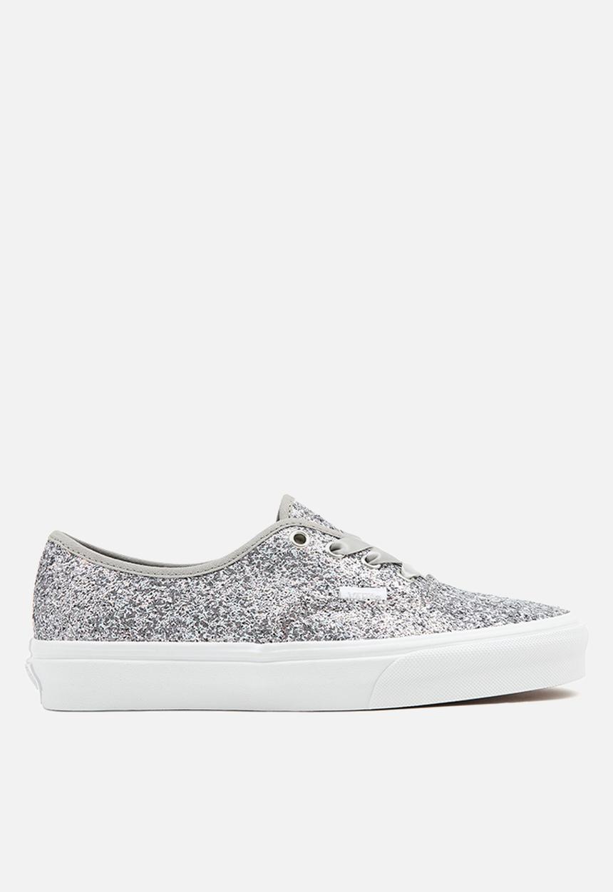 Vans - Authentic - (shiny party) silver/true white