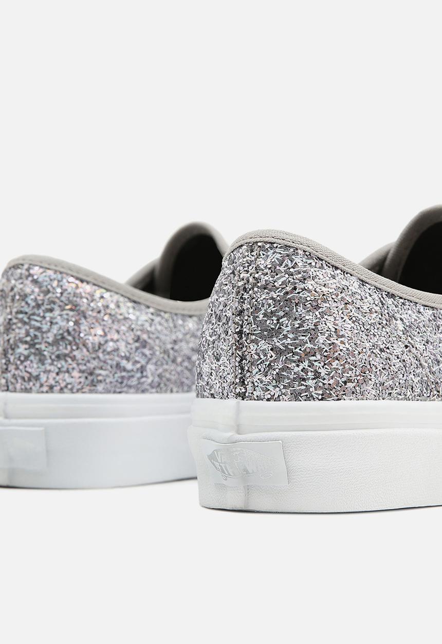 Vans - Authentic - (shiny party) silver/true white