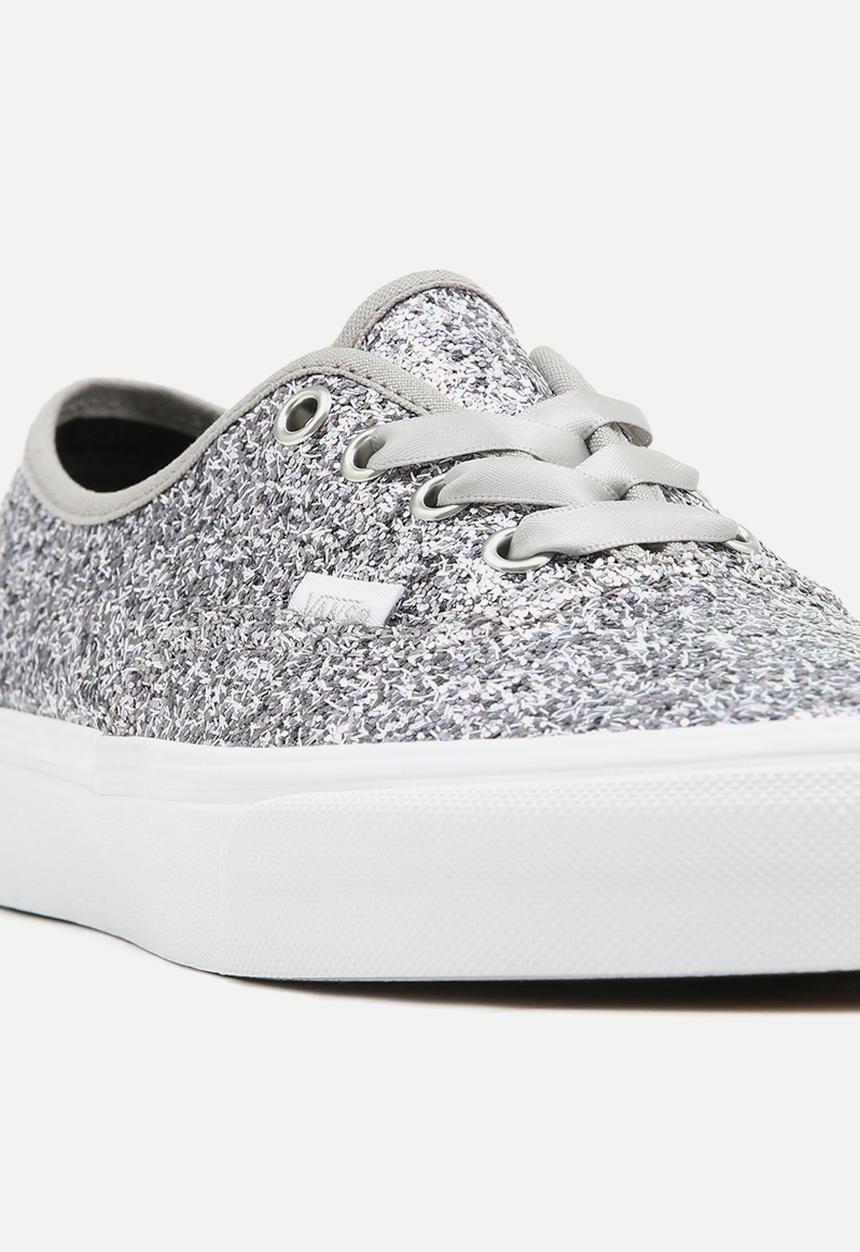 Vans - Authentic - (shiny party) silver/true white
