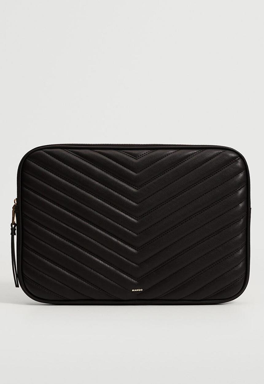 MANGO - Padded laptop case - black