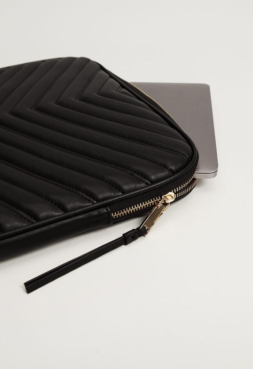 MANGO - Padded laptop case - black