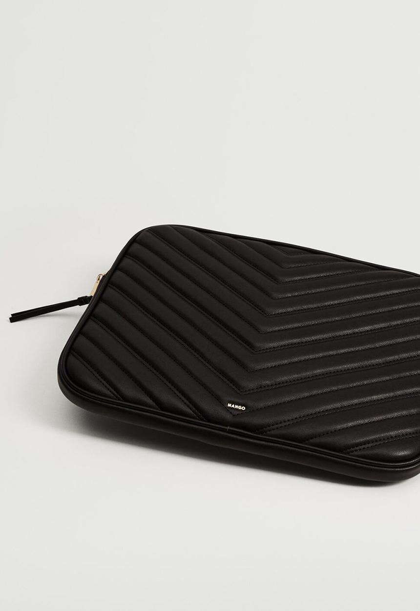MANGO - Padded laptop case - black