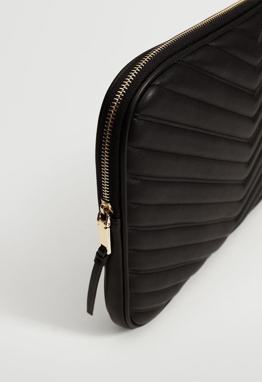 MANGO - Padded laptop case - black