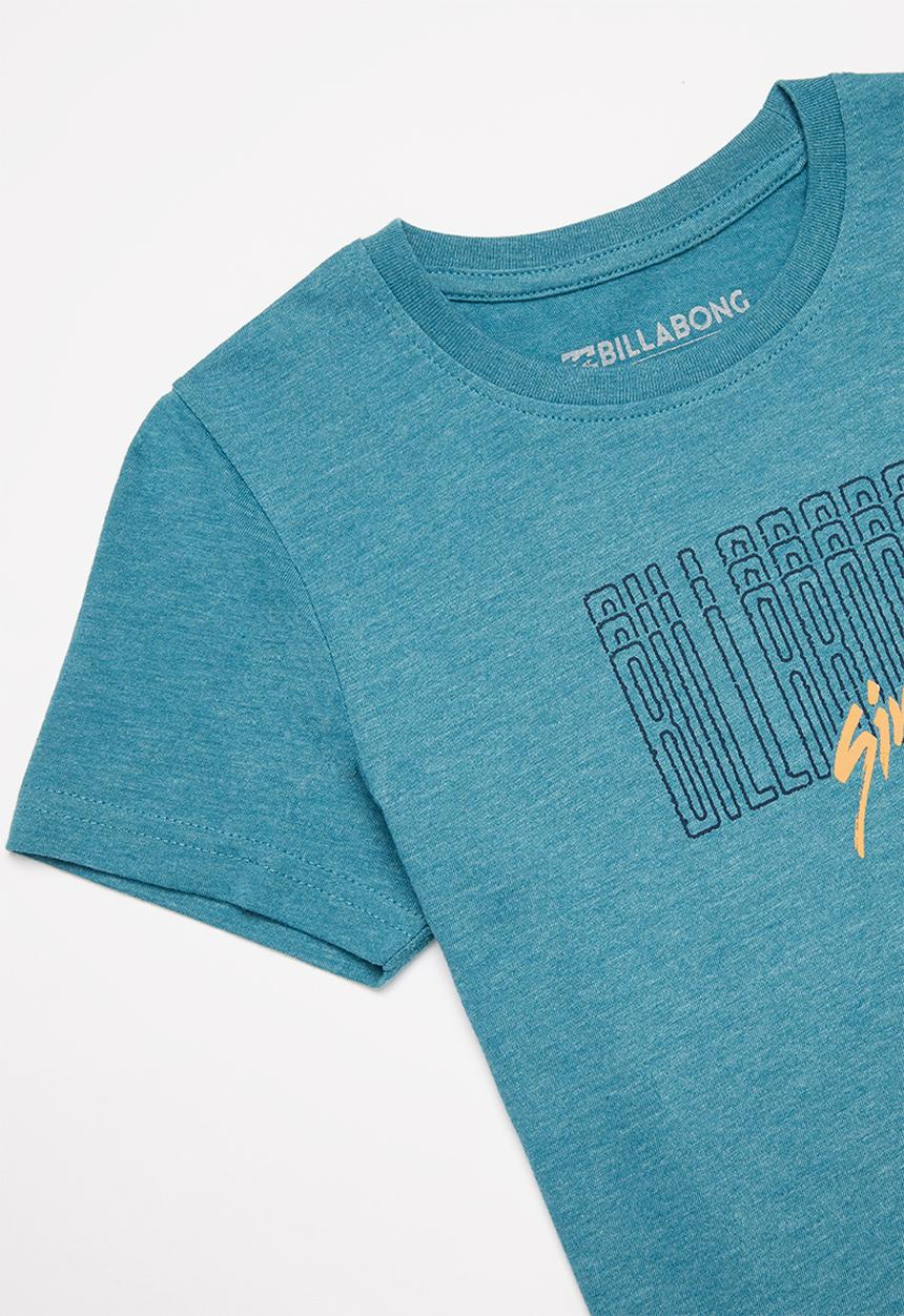 Billabong  - Groms graphic tee - blue