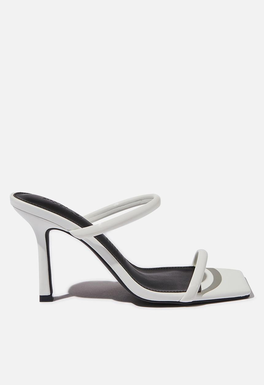 Cotton On - Daria tubular mule - white shiny pu