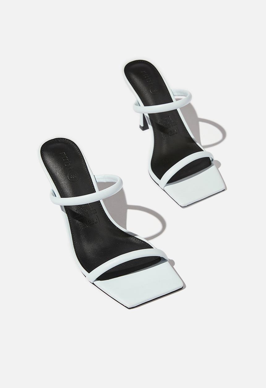 Cotton On - Daria tubular mule - pale blue pu