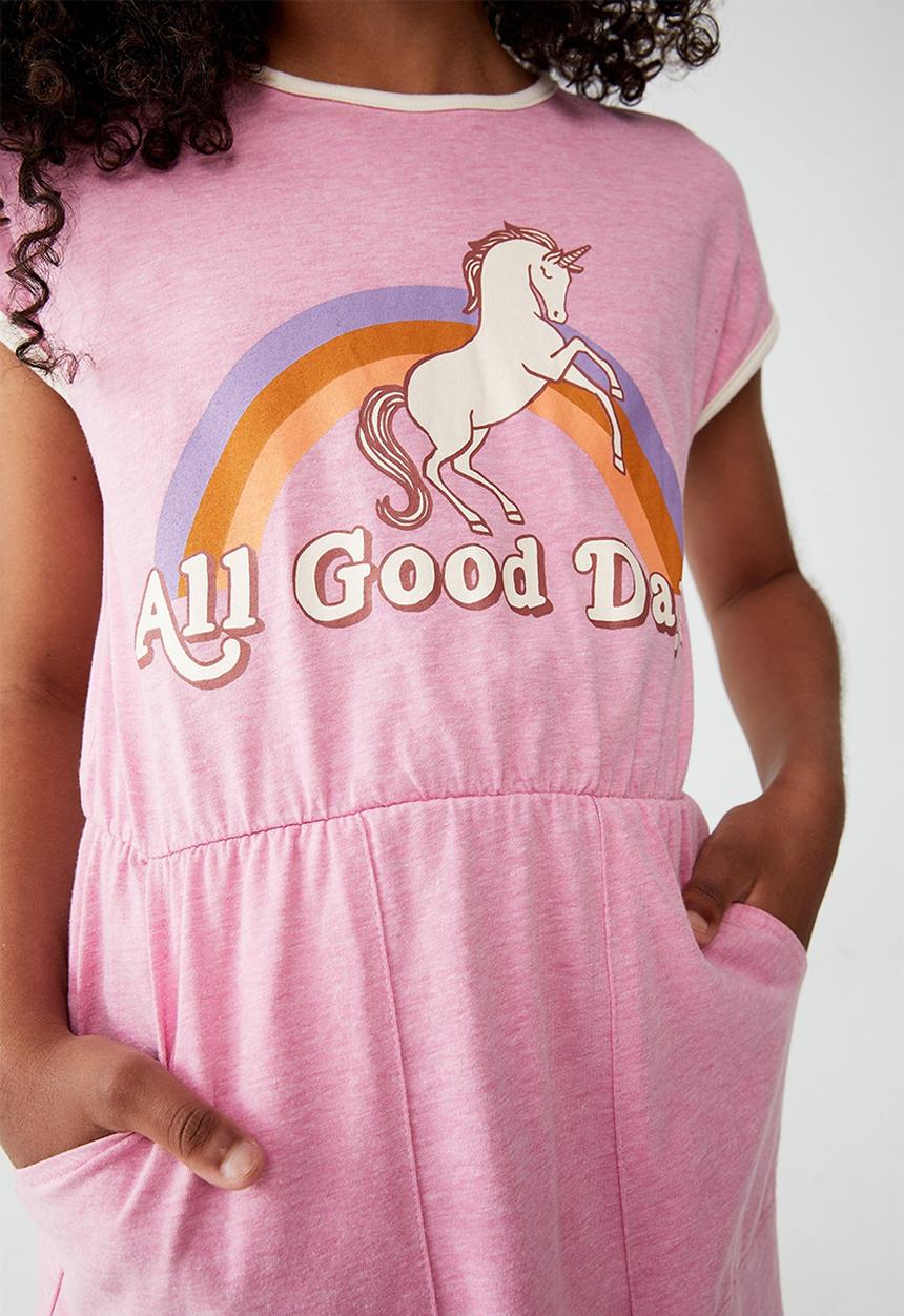 Cotton On - Sigrid short sleeve dress - pink