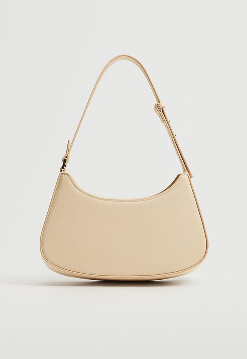 MANGO - Baguette bag - beige