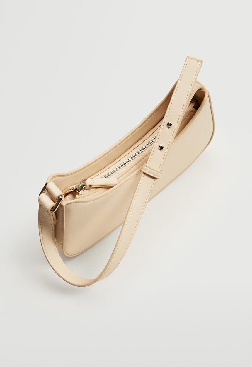 MANGO - Baguette bag - beige