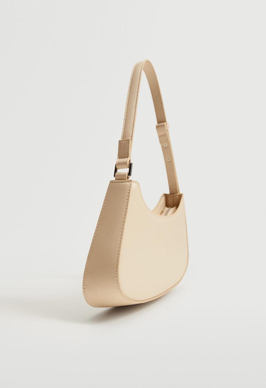 MANGO - Baguette bag - beige