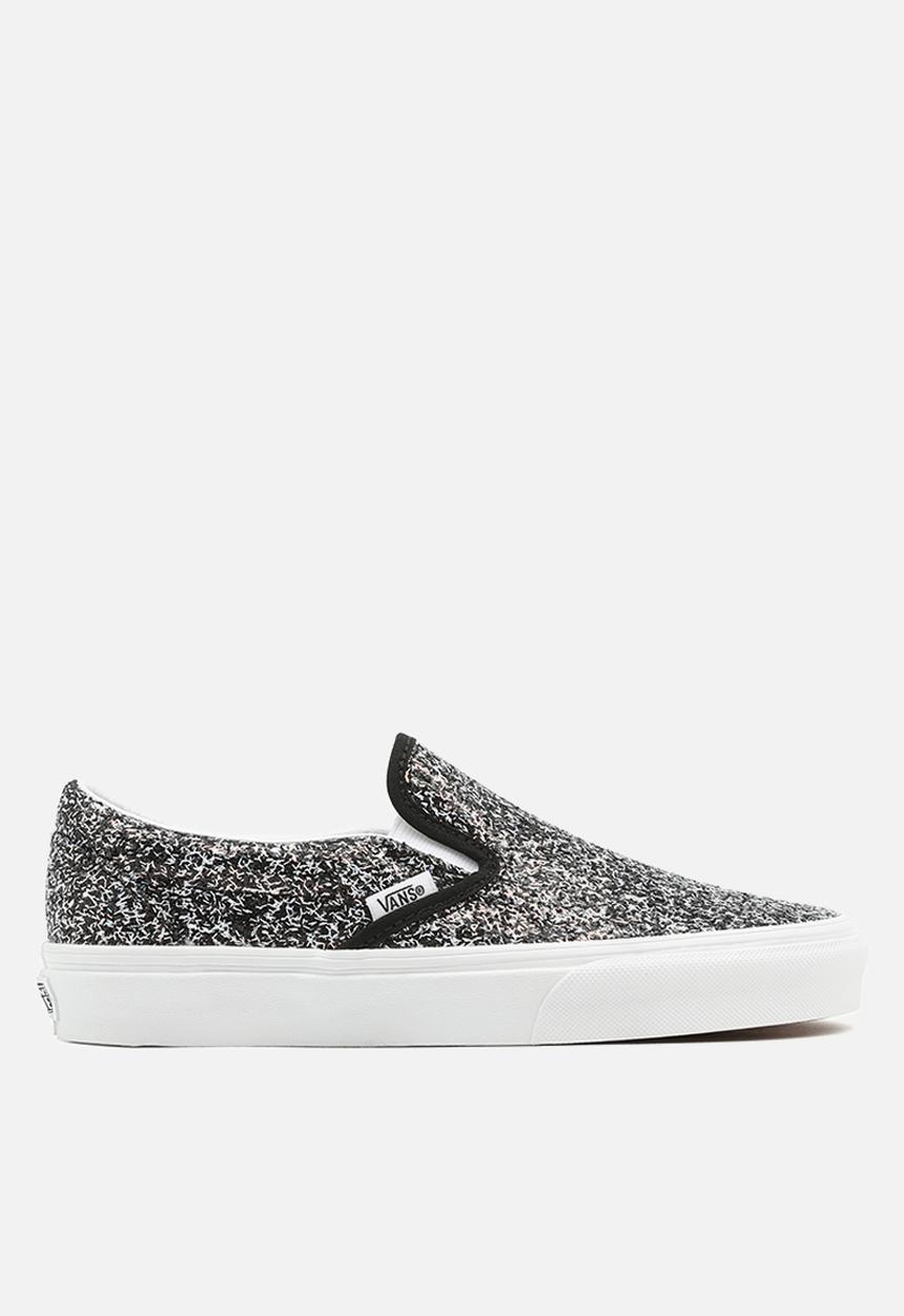 Vans - Classic slip-on - (shiny party) black/true white