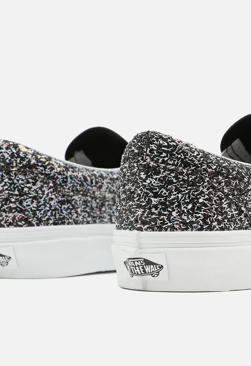 Vans - Classic slip-on - (shiny party) black/true white
