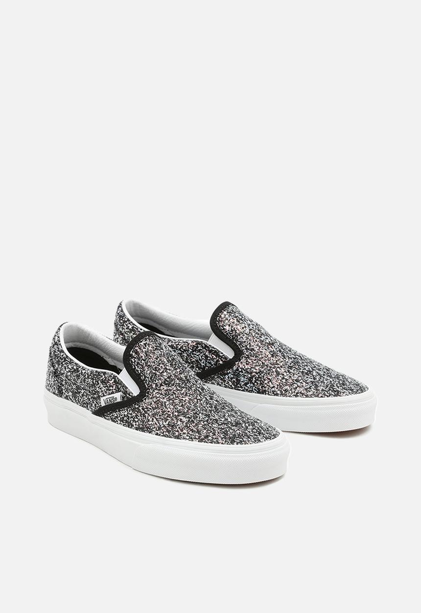 Vans - Classic slip-on - (shiny party) black/true white